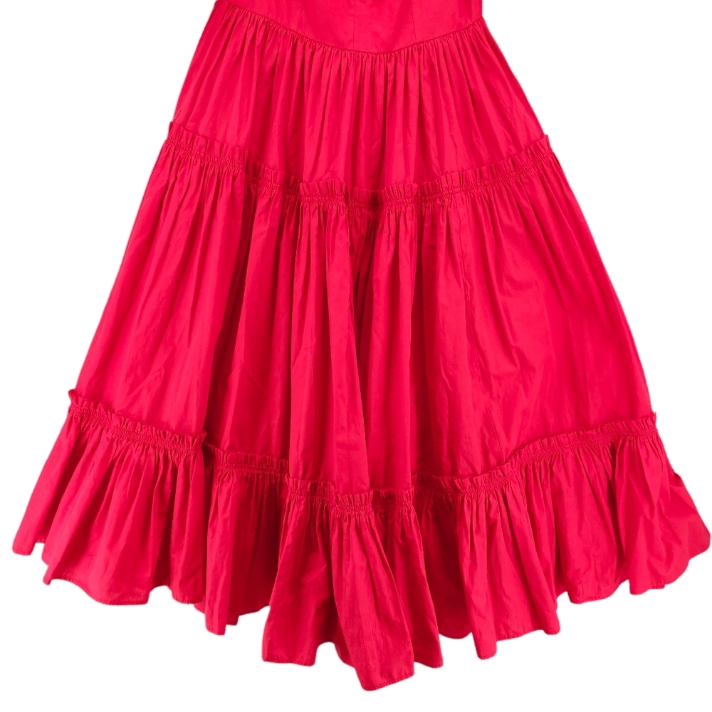 Atsu off the shoulder Puff Sleeve Midi Dress - Picture 5 of 11